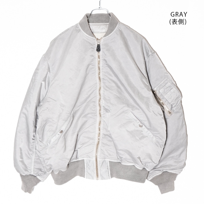 innat08-j01) /INNAT(インアット) /HAND-DYED BOMBER JACKET