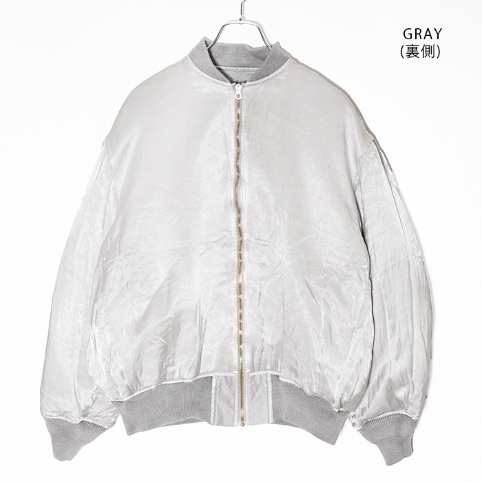 innat08-j01) /INNAT(インアット) /HAND-DYED BOMBER JACKET(ハンド