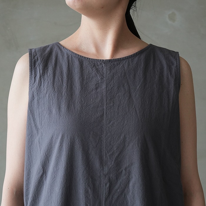 ▽(e261t129) / evam eva (エヴァムエヴァ) / cotton all-in-one