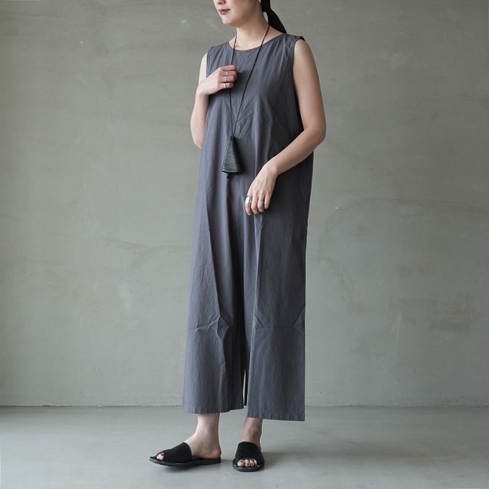 e261t129) / evam eva (エヴァムエヴァ) / cotton all-in-one(コットン