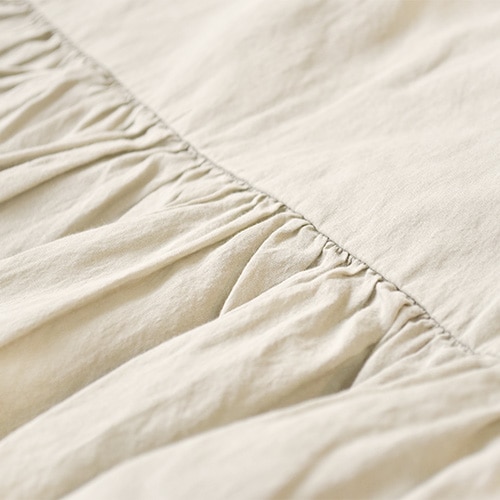 e211t045) / evam eva(エヴァムエヴァ) / cotton voile OP(コットン
