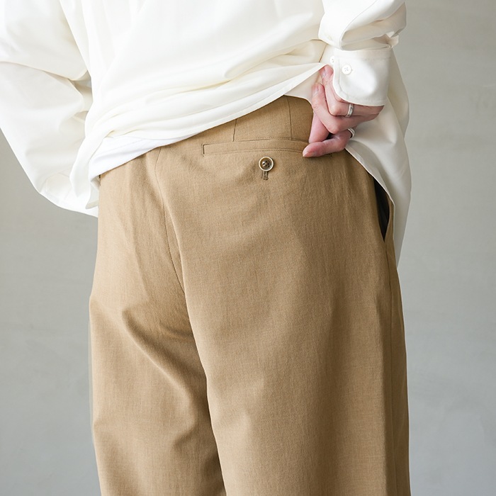 【タグあり】SAYATOMO 25SS 1-Tack Baggy Slacks 40%OFF】(syt-25ss-p03) SAYATOMO(サヤトモ) /1-Tack Baggy Slacks(1