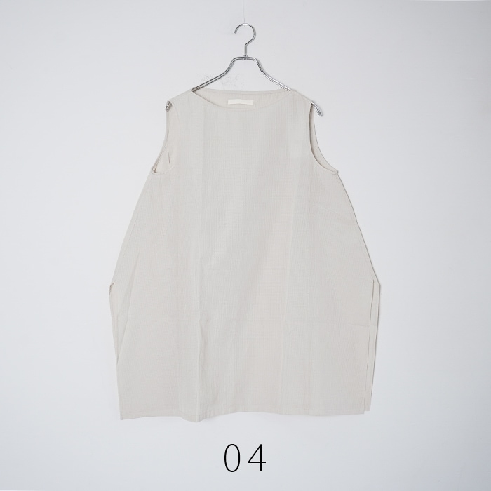 □(e261t147) / evam eva (エヴァムエヴァ) / pin check tunic(ピン