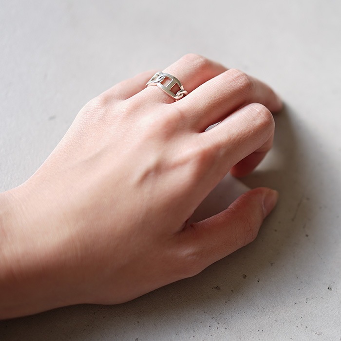 xor014)/XOLO JWELRY(ショロ ジュウェリー) /Anchor Ring Large 
