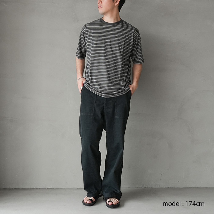 10%OFF】(bn-25sm-047)/ BATONER(バトナー) / SUMMER WOOL T-SHIRT