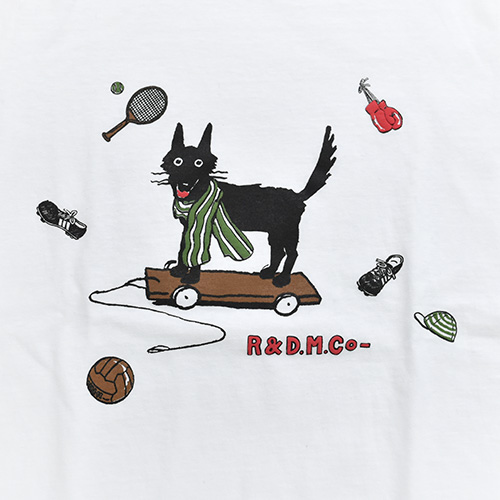 オールドマンズテーラー Tシャツ 犬イラスト OLDMAN'STAILOR / オールドマンズテーラー R&D.M.Co- character