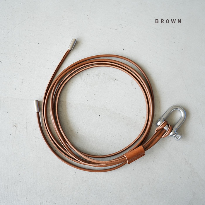 ANCELLM LEATHER ROPE BELT レザーロープベルト　25SS ANCELLM/アンセルム/LEATHER ROPE BELT | GARDEN（ガーデン