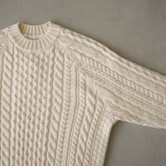 BATONER / ニット/2/ウール/BRD/BN-22FM-062/LAMB WOOL NAPPING CREW NECK BATONER◇ニット/2/ウール/BRD/BN-22FM-062/LAMB WOOL NAPPING CREW