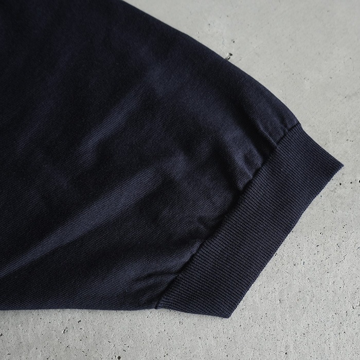 BATONER シーアイランドコットンクルーネックニット ブラック BATONER シーアイランドコットンクルーネックニット ブラック