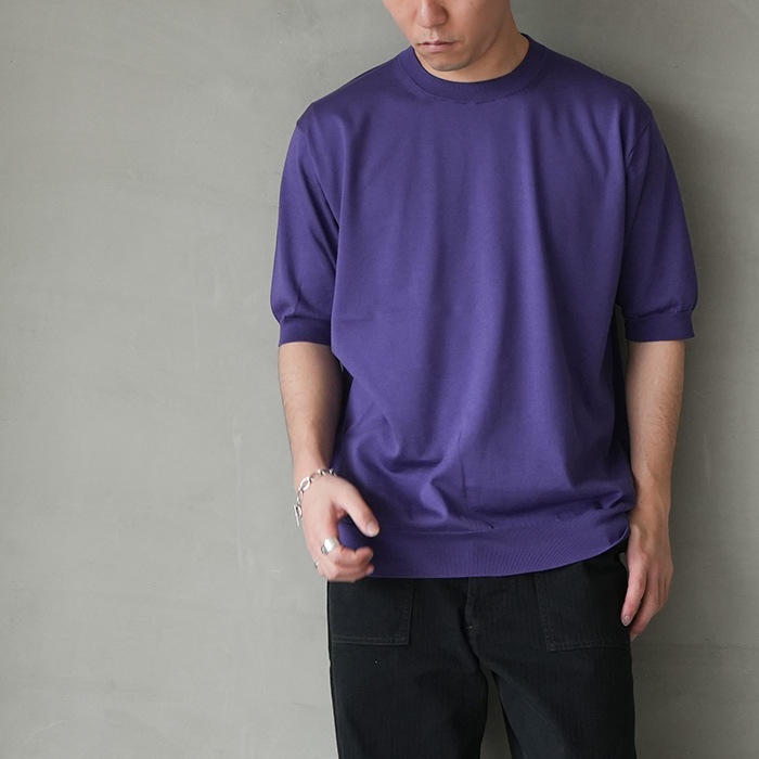 バトナー　SUPERIOR MERINO CREW NECK ネイビー バトナー SUPERIOR MERINO CREW NECK ネイビー