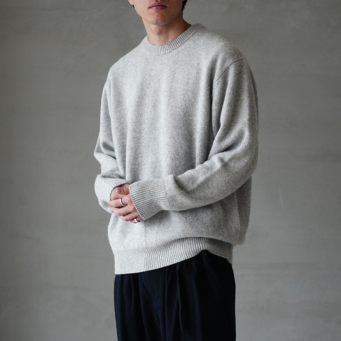 bn-25fm-051)/ BATONER(バトナー) / 10GRAM CASH CREW NECK(10グラム