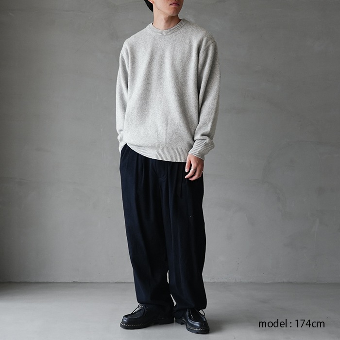 bn-25fm-051)/ BATONER(バトナー) / 10GRAM CASH CREW NECK(10グラム