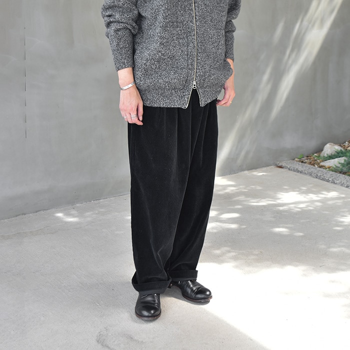 ys-26aw-26) YOKOSAKAMOTO(ヨーコサカモト) / DOUBLE PLEATED WIDE