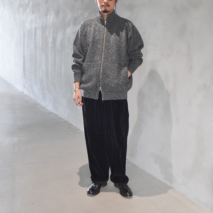 ys-26aw-26) YOKOSAKAMOTO(ヨーコサカモト) / DOUBLE PLEATED WIDE