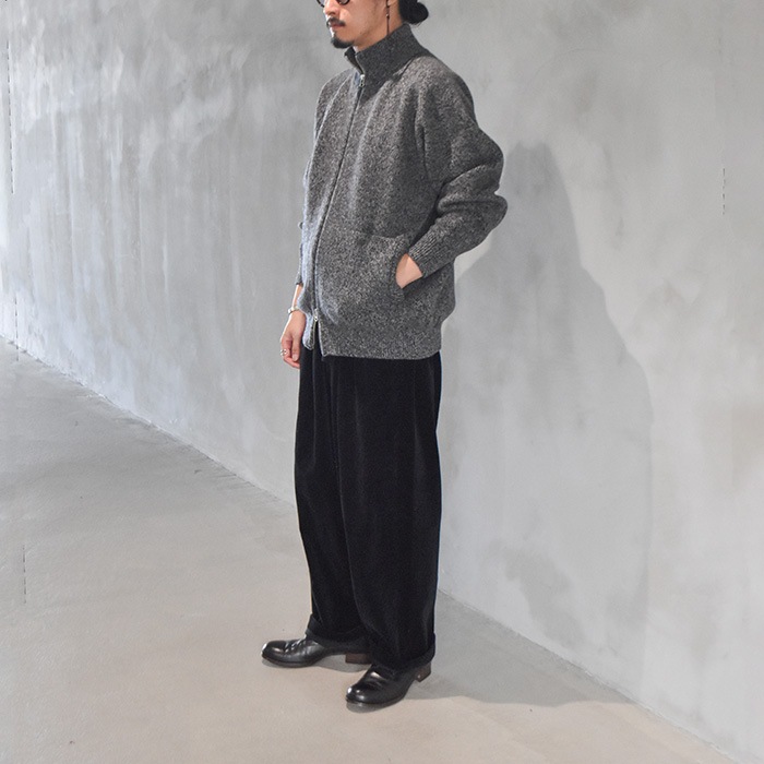 ys-26aw-26) YOKOSAKAMOTO(ヨーコサカモト) / DOUBLE PLEATED WIDE