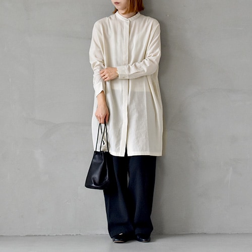 e203t010) / evam eva(エヴァムエヴァ) / cotton band collar