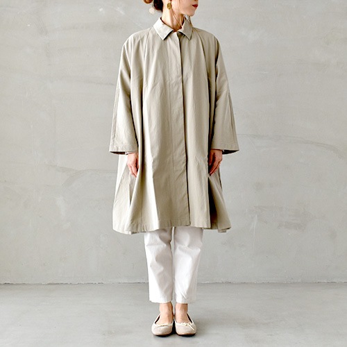 ◎☆(e211t005) / evam eva (エヴァムエヴァ) / dolman sleeve coat