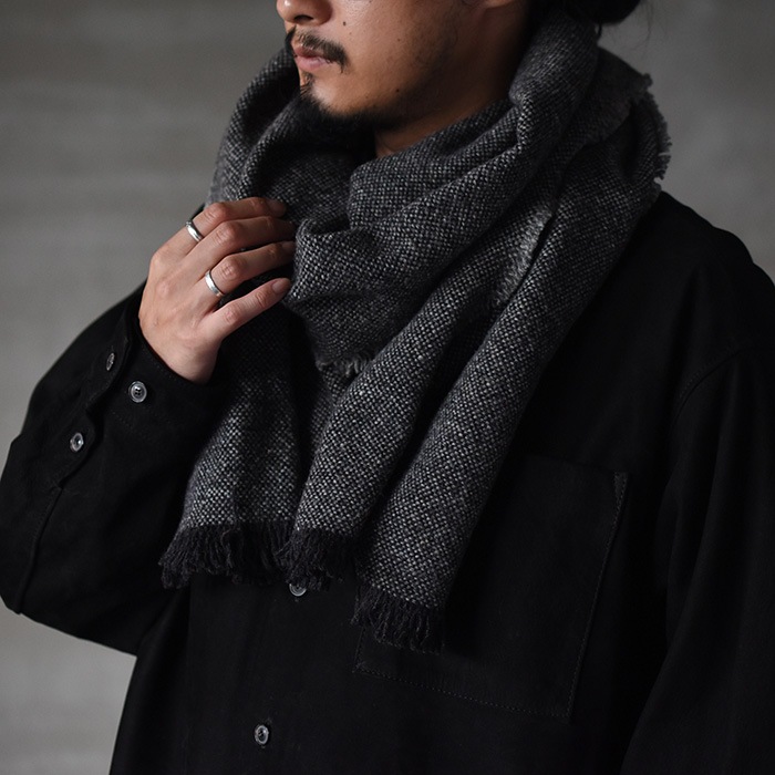 新品　yoko sakamoto マフラー　ヨーコサカモト　スカーフ ys-scarf-long-wo9) YOKOSAKAMOTO(ヨーコサカモト) /WOOL LONG SCARF