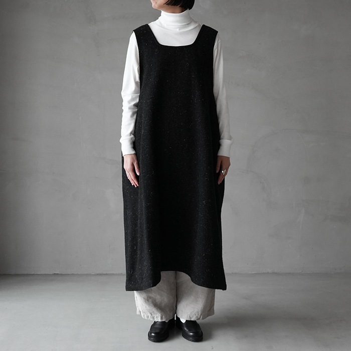 13235114) Vlas Blomme (ヴラスブラム) /Wool Linen Soft Tweed one