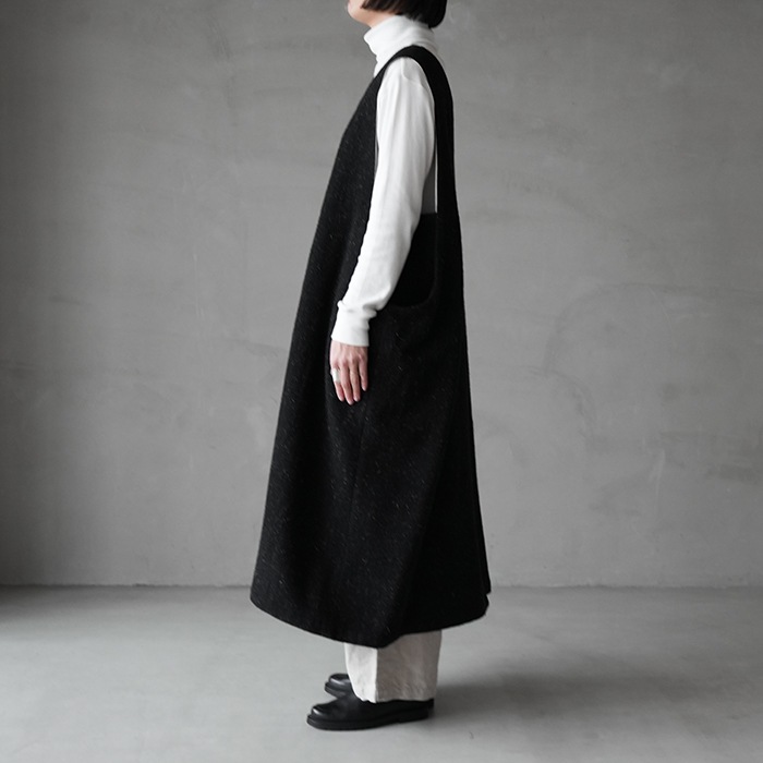 13235114) Vlas Blomme (ヴラスブラム) /Wool Linen Soft Tweed one