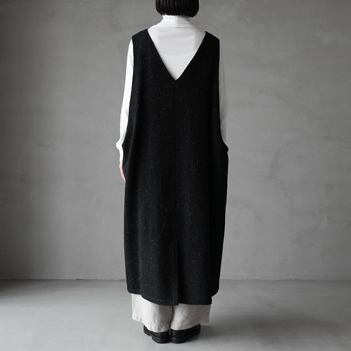 13235114) Vlas Blomme (ヴラスブラム) /Wool Linen Soft Tweed one