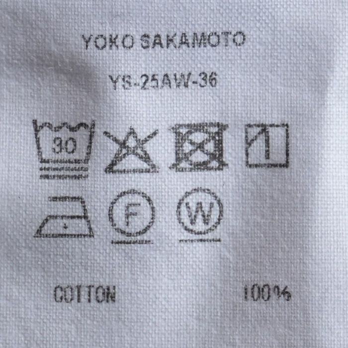 ys-25aw-36) YOKOSAKAMOTO(ヨーコサカモト) /PLEATS JACKET(プリーツ