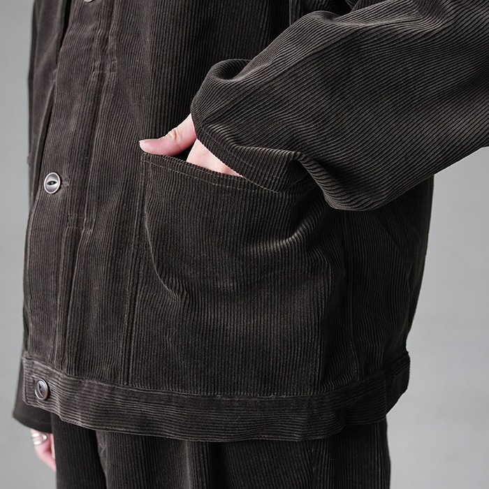 30%OFF】(ys-25aw-36) YOKOSAKAMOTO(ヨーコサカモト) /PLEATS JACKET