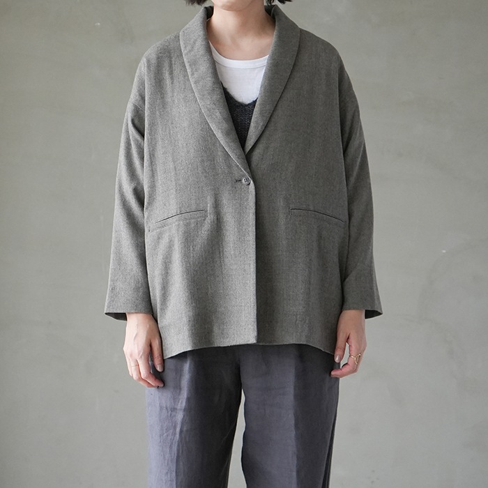 e223t152) / evam eva (エヴァムエヴァ) / wool jacket (ウール