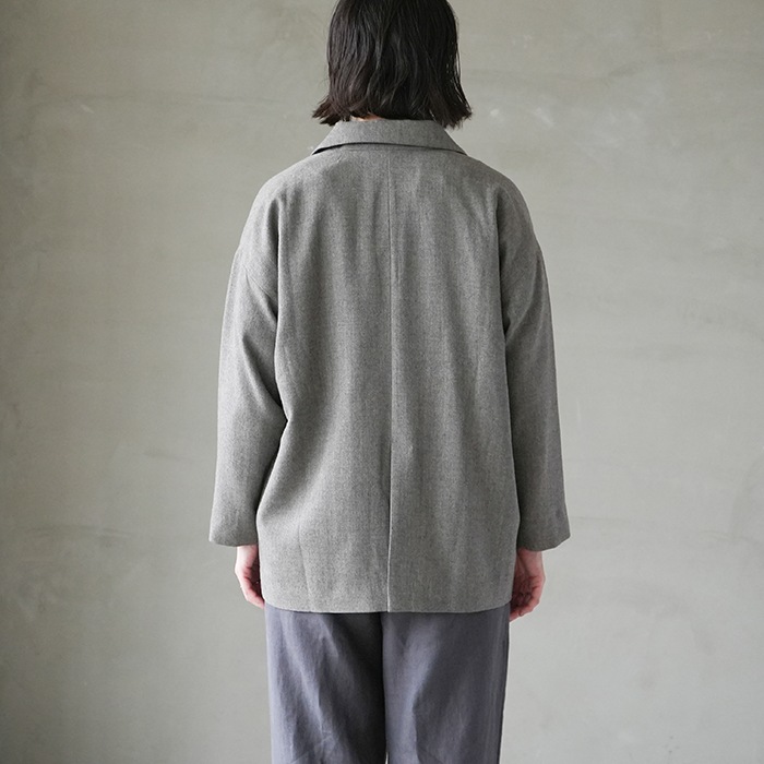 e223t152) / evam eva (エヴァムエヴァ) / wool jacket (ウール