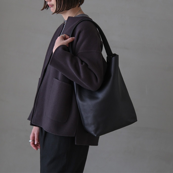 tmb-1705n) / TEMBEA(テンベア) / BAGUETTE TOTE SHRINK LEATHER 