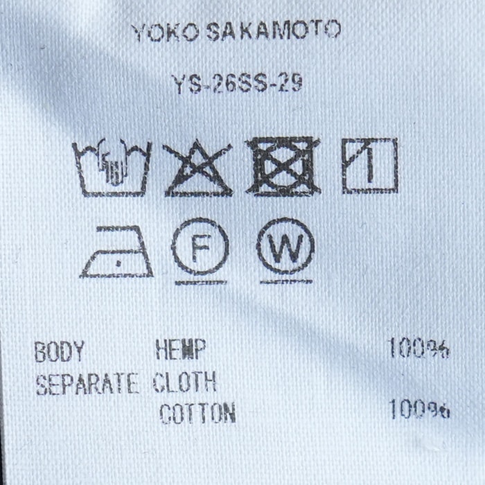 ys-26ss-29) YOKOSAKAMOTO(ヨーコサカモト) /WIDE EASY PANTS(ワイド
