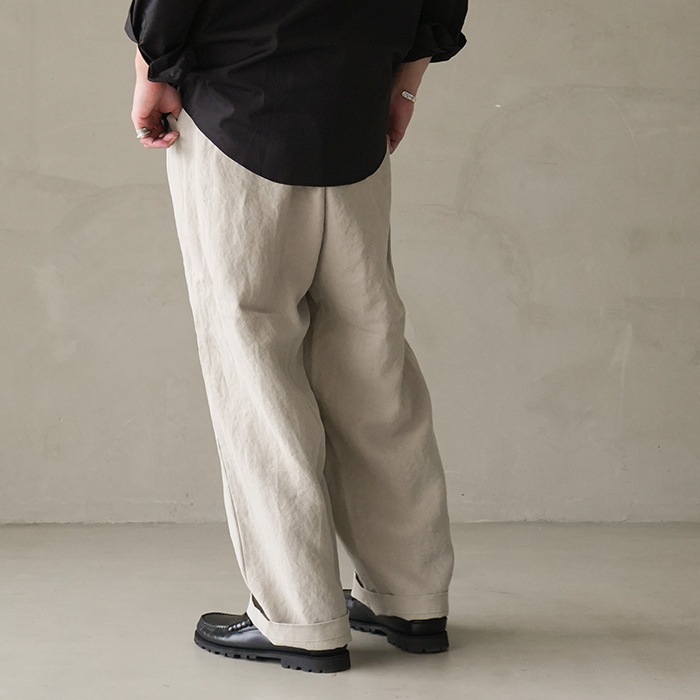 ys-26ss-29) YOKOSAKAMOTO(ヨーコサカモト) /WIDE EASY PANTS(ワイド