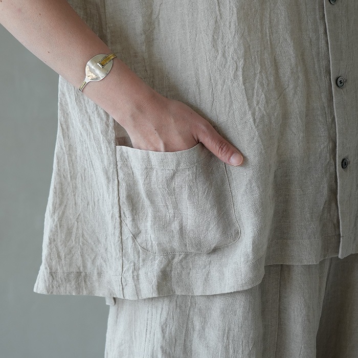 30%OFF】(13124063) Vlas Blomme (ヴラスブラム) /Washed Light Linen