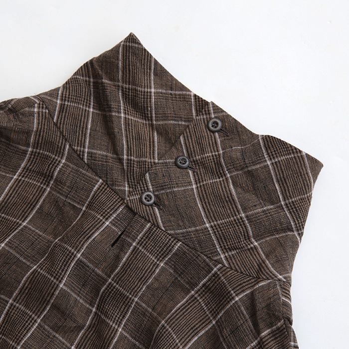 30%OFF】(13137103) Vlas Blomme (ヴラスブラム) /Linen Check プル