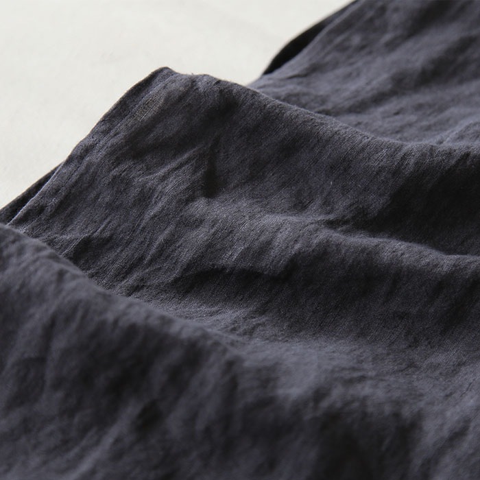 Vlas Blomme ヴラス ブラム リネン カフタン ロング シャツ Washed Light Linen カフタンロングシャツ | ITEM | Vlas blomme