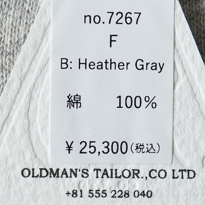 7267) R&D.M.Co-/OLDMANS TAILOR(アールアンドディーエムコー