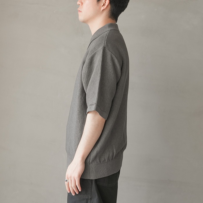 BATONER ショートスリーブ サマーニット ポロシャツ 20%OFF】(bn-25sm-064)/ BATONER(バトナー)/OX SUMMER KNIT POLO