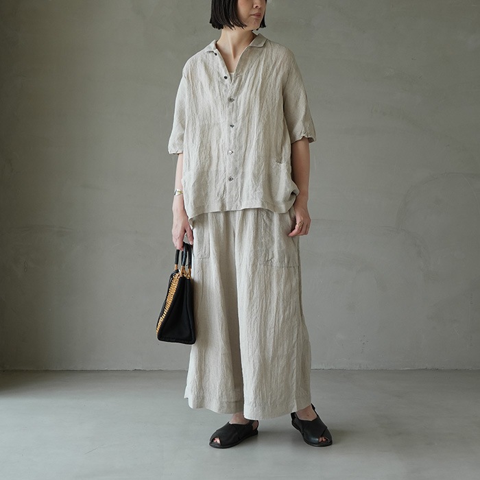 30%OFF】(13527063) Vlas Blomme (ヴラスブラム) /Washed Light Linen