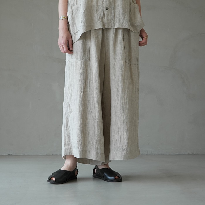 30%OFF】(13527063) Vlas Blomme (ヴラスブラム) /Washed Light Linen