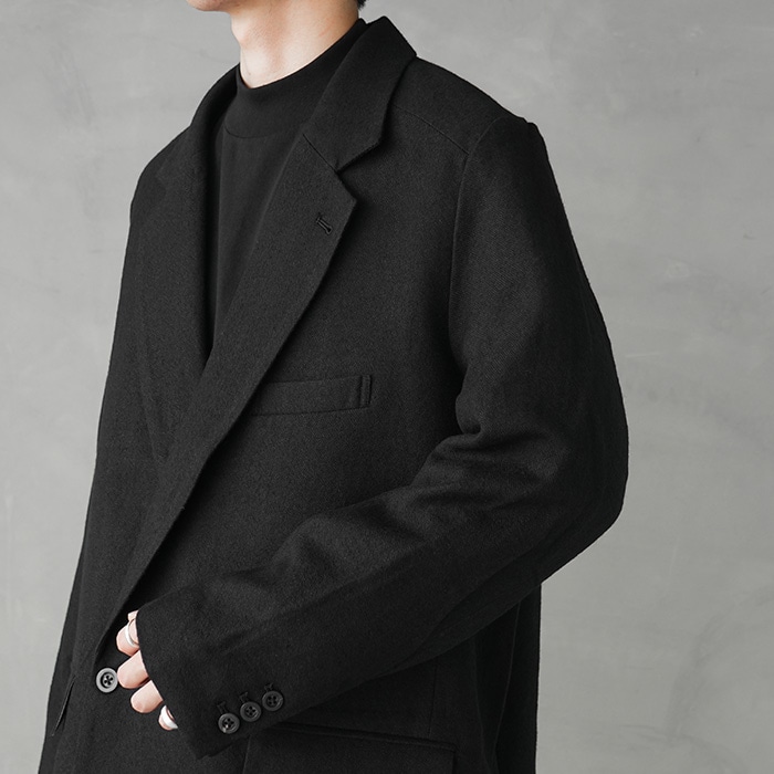 anc-jk54) / ANCELLM (アンセルム) / SEMI-DOUBLE TAILORED JACKET