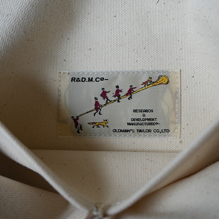 OLDMANS TAILOR マルシェ小サイズ R&D.M.Co-】GARMENT DYE MARCHE BAG (TALL)［no.6861