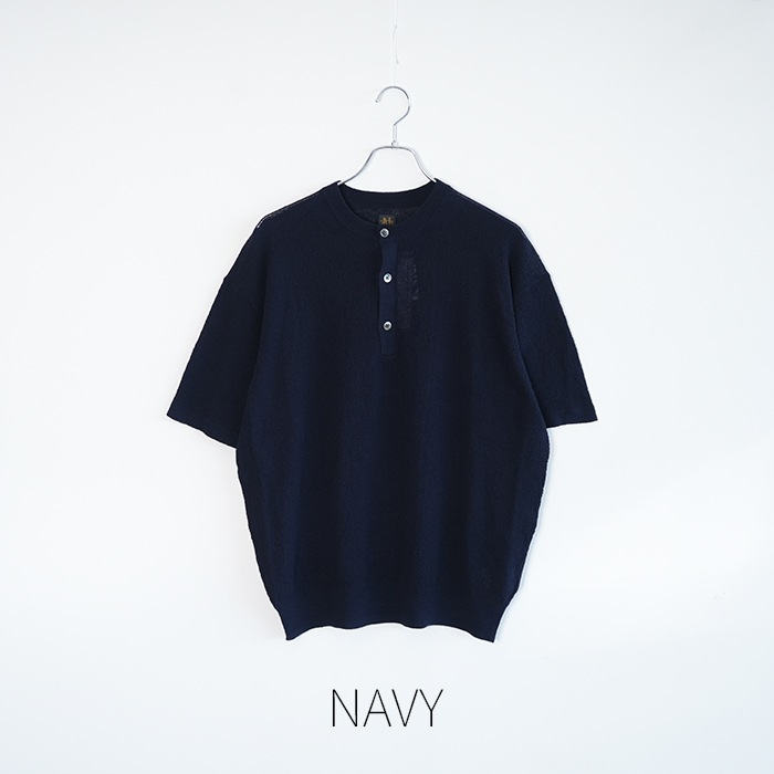 bn-26sm-040) / BATONER(バトナー) / Men AMUNDSEN HENLEY NECK SHORT