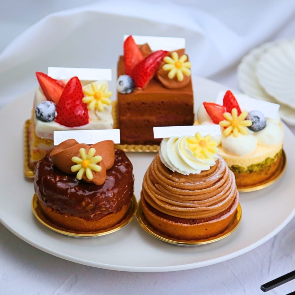 プチケーキ詰め合わせ | プチガトー４個セット | 写真プレート付属可能