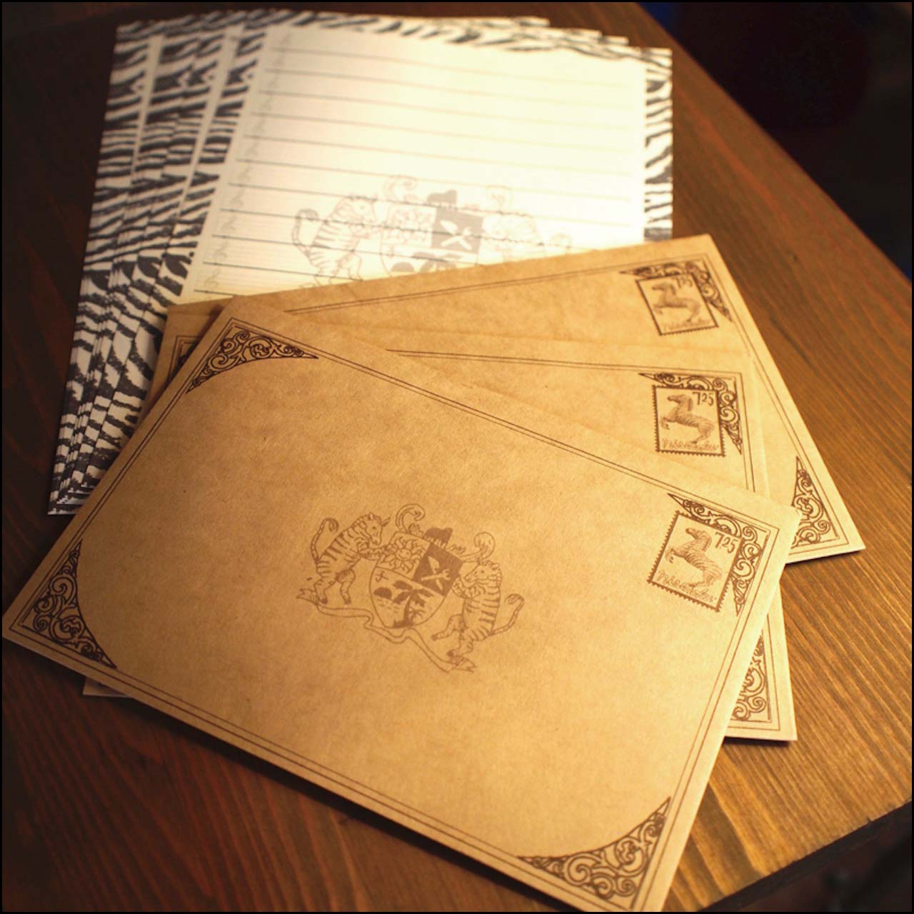 シマウマレターセット