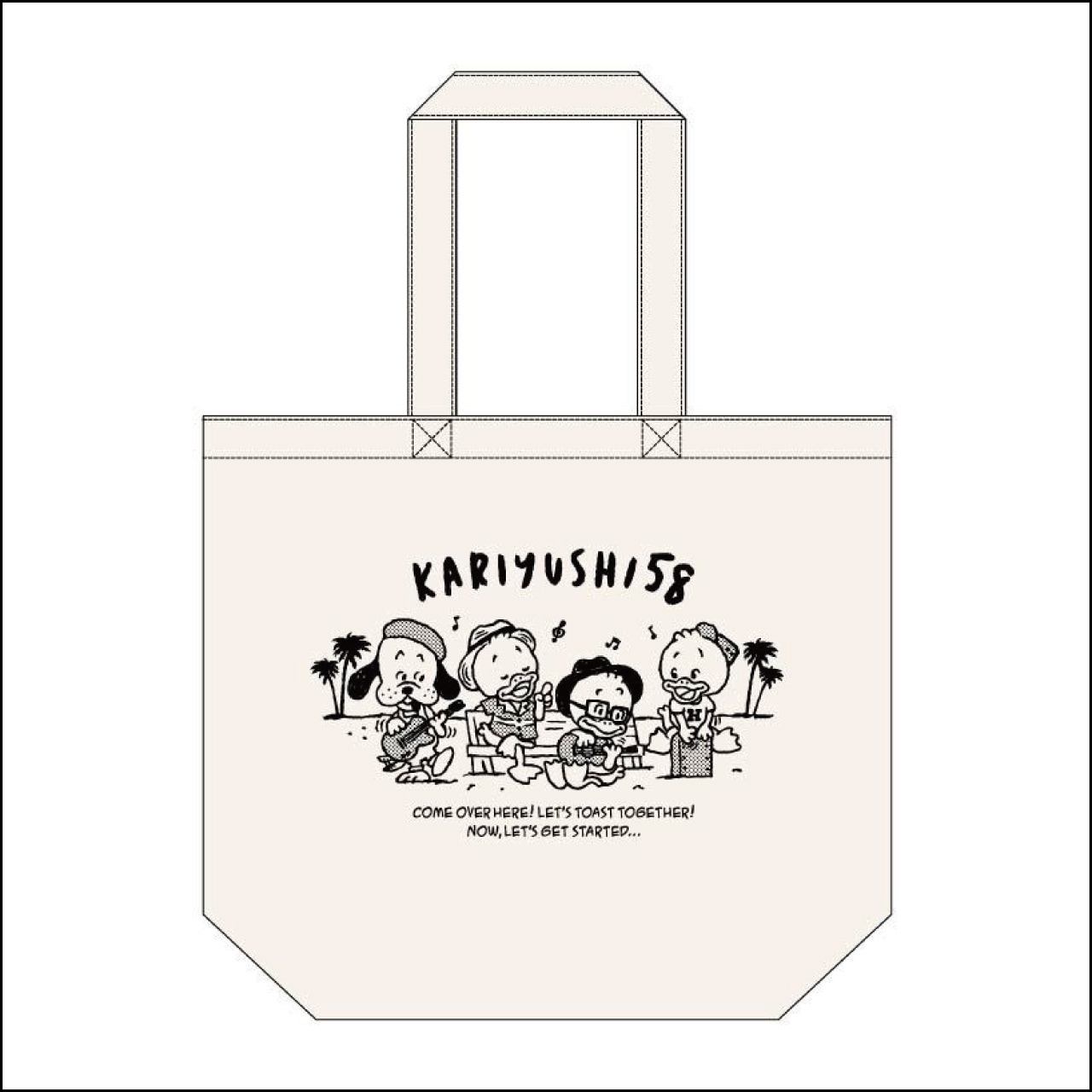 【LAST SALE】KARIYUSHI DUCK&DOGトートバッグ