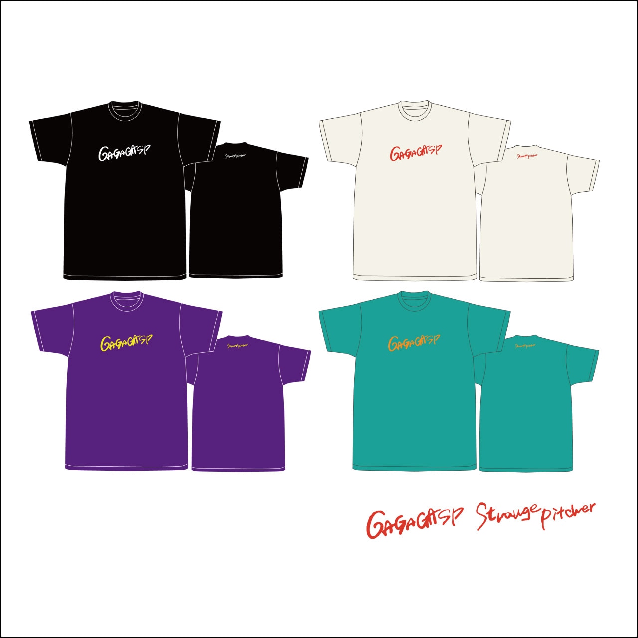 アルファベットロゴTシャツ