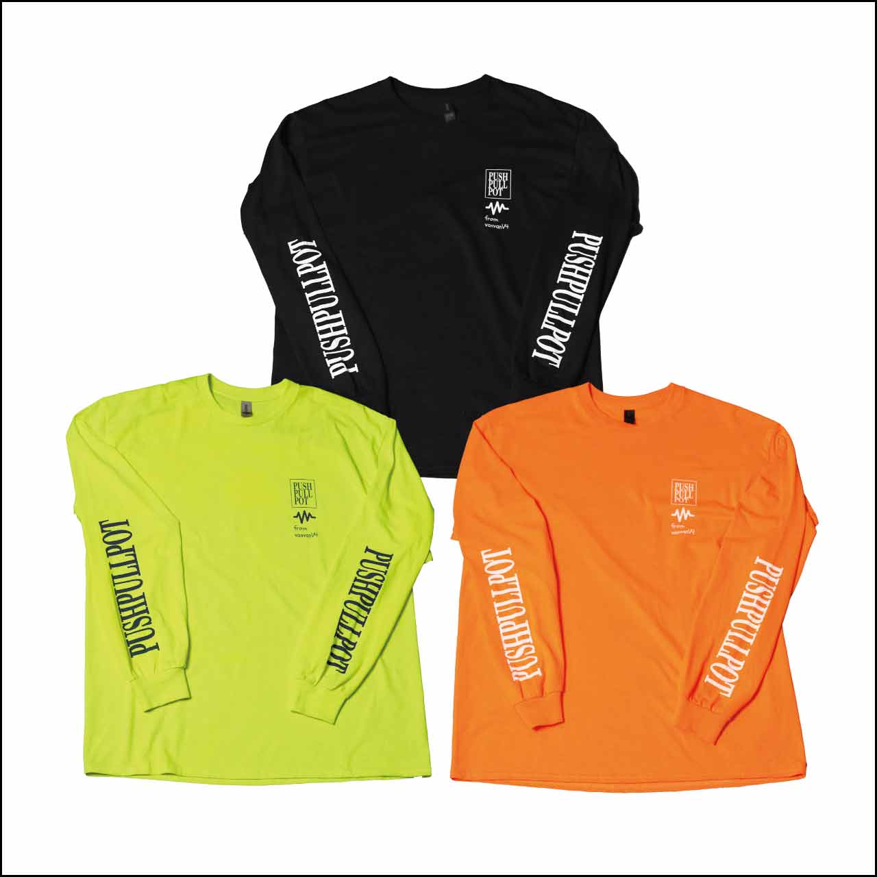 袖プリント L/S Tee