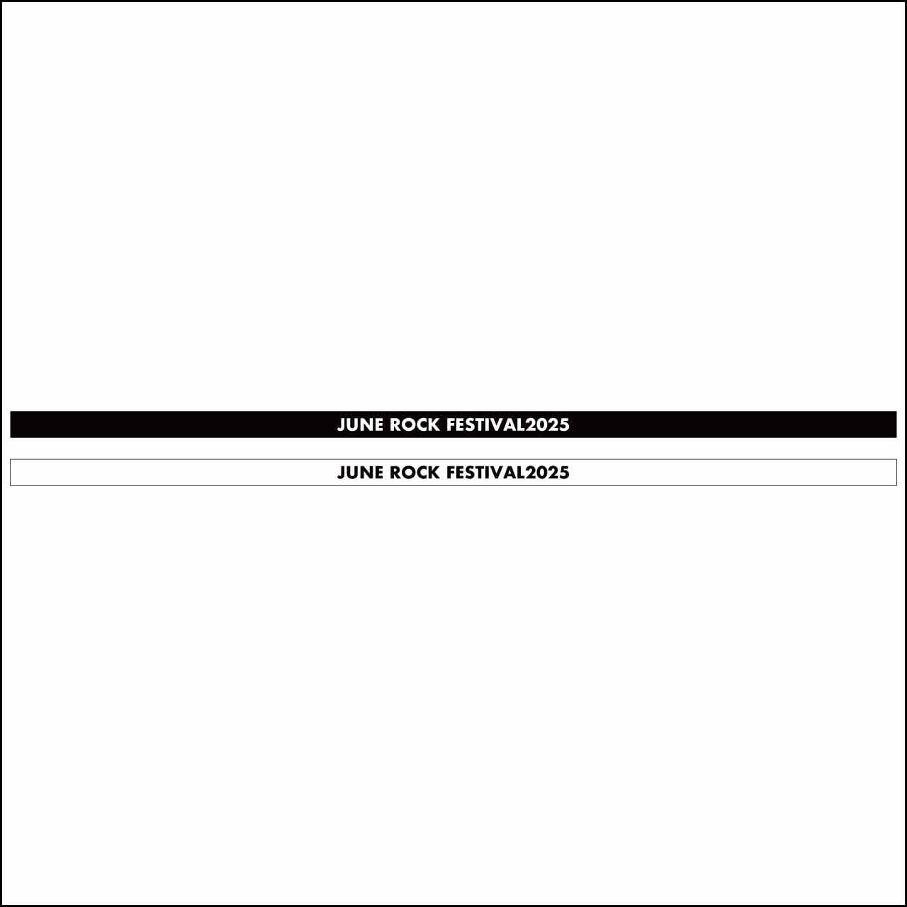 念願のラバーバンド（白・黒2本セット）