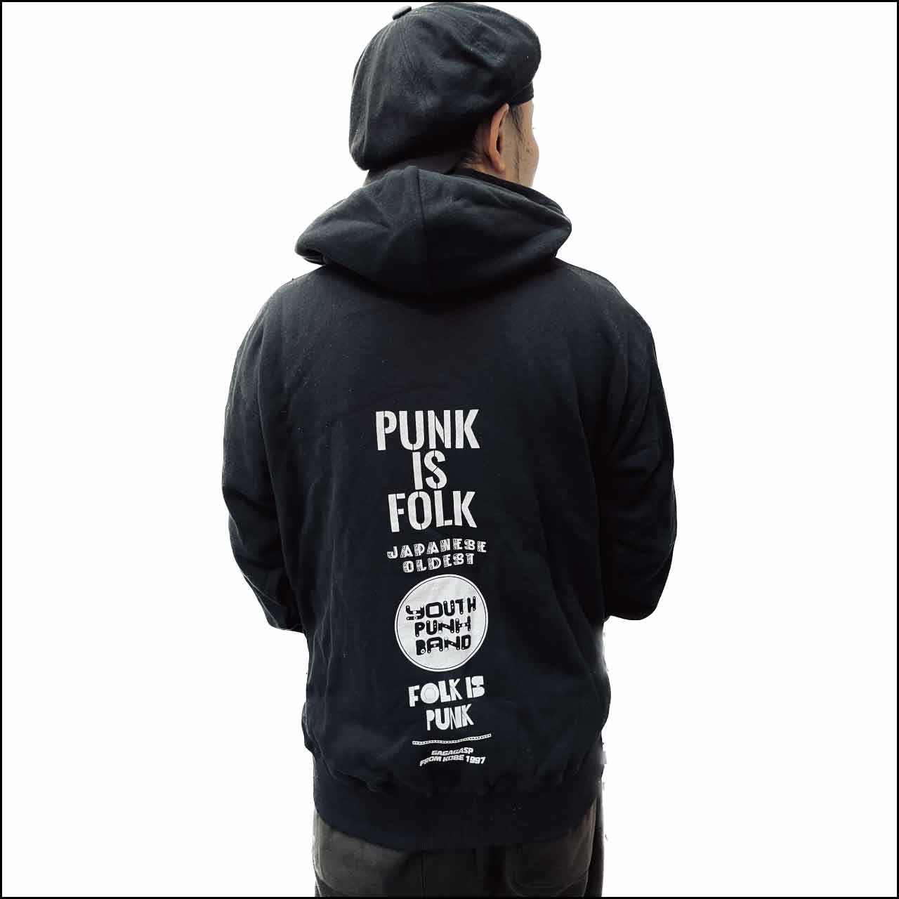 PUNK IS FOLKパーカー