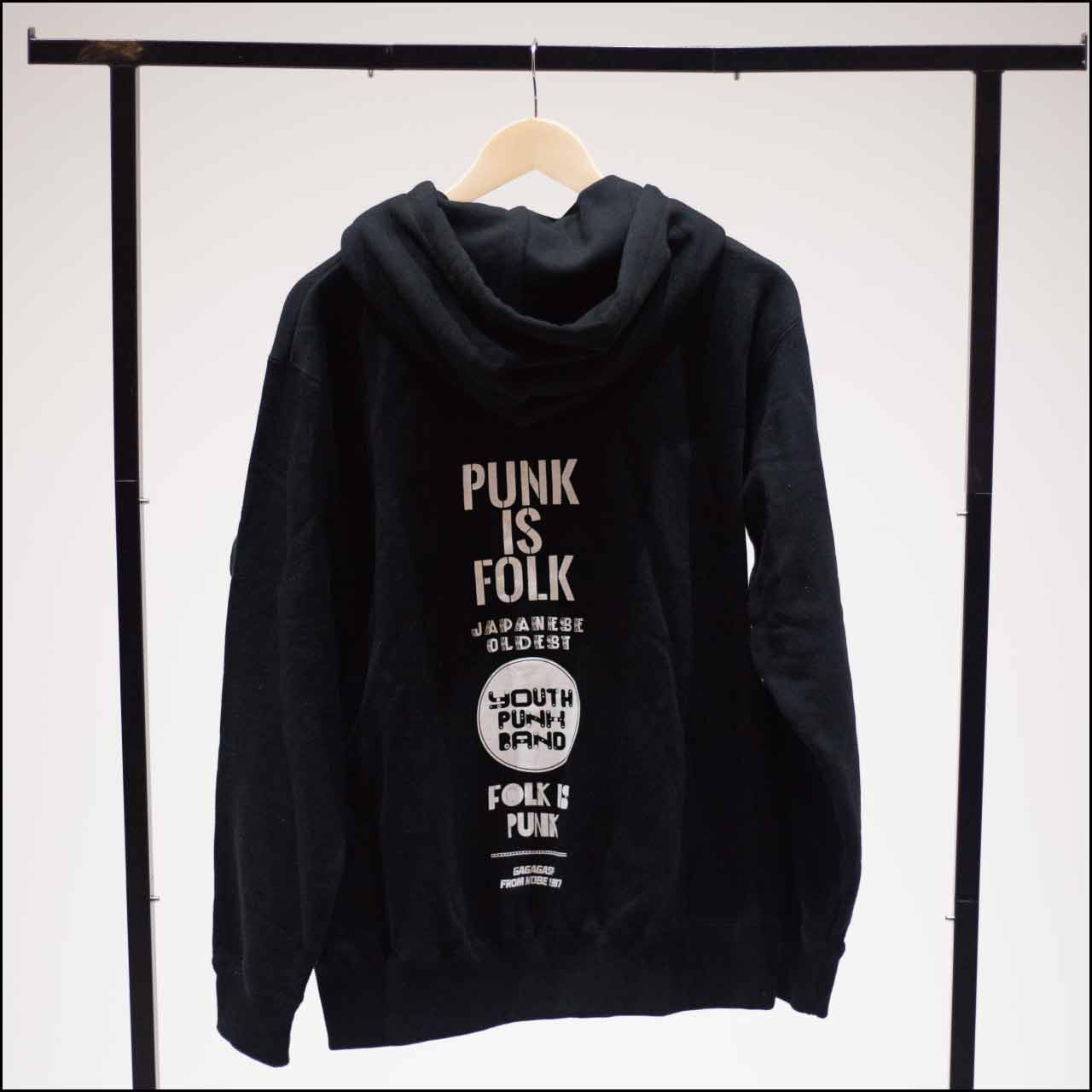 ほんだのばいく パーカー L 今昔 KJ-29235 -106 --M1こんじゃく『主役はもらった！』総刺繡